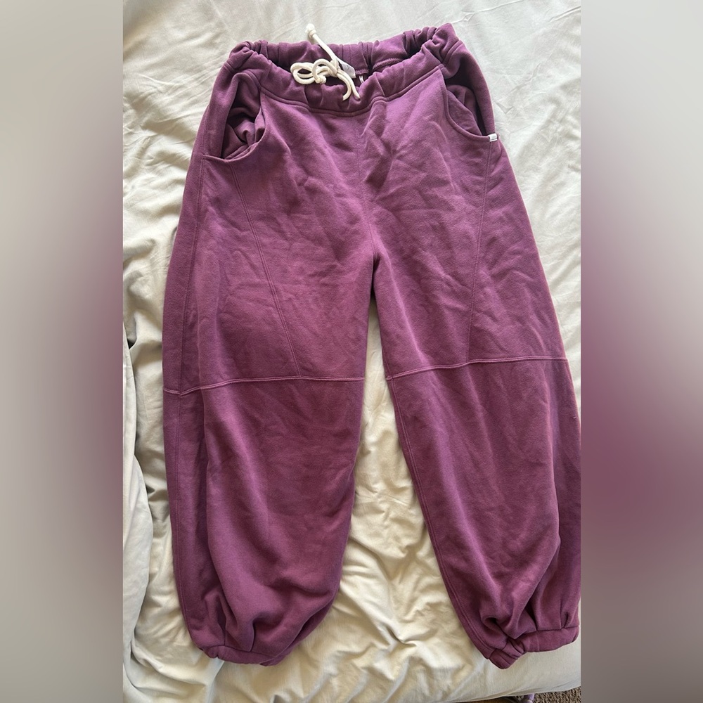 Urban Outfitters Plum Joggers with Drawstring